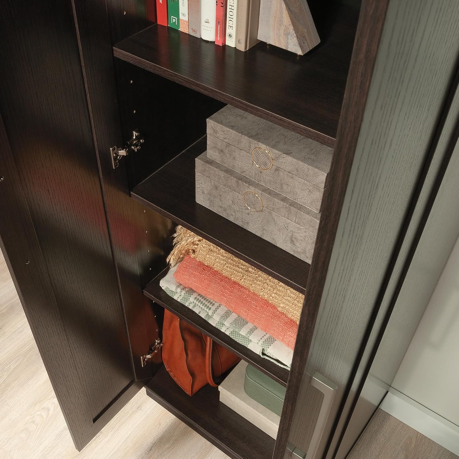 Sauder HomePlus Storage Cabinet/ Pantry cabinets, Dakota Oak finish Sauder HomePlus Storage Cabinet/ Pantry cabinets, Dakota Oak finish - Image 6