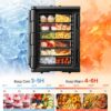VEVOR Insulated Food Pan Carrier, 95 Qt Hot Box for Catering, LLDPE Food Box Carrier w/Double Buckles, Front Loading Food Warmer w/Handles, Stackable End Loader for Restaurant, Canteen, etc. Black VEVOR Insulated Food Pan Carrier, 95 Qt Hot Box for Catering, LLDPE Food Box Carrier w/Double Buckles, Front Loading Food Warmer w/Handles, Stackable End Loader for Restaurant, Canteen, etc. Black