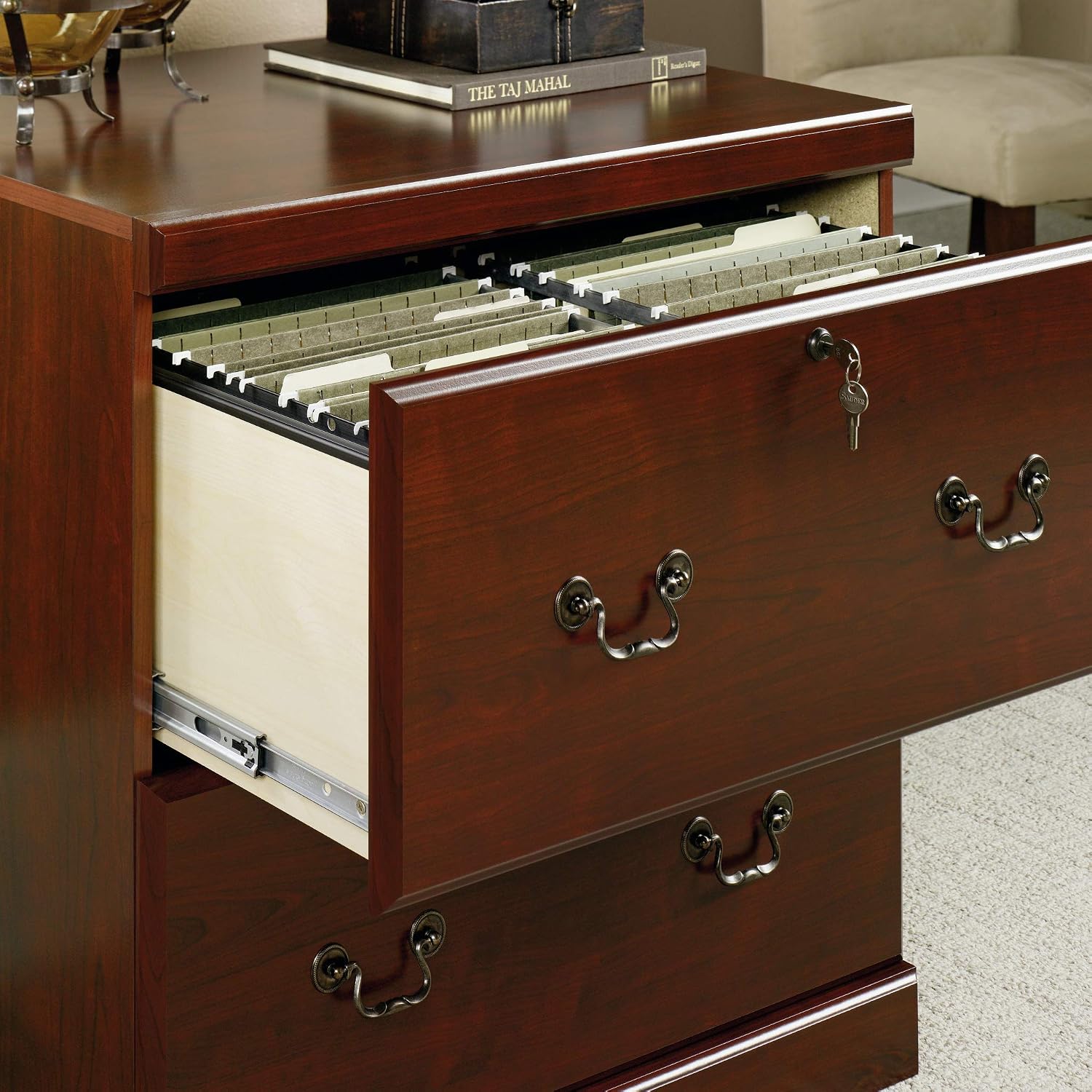 Sauder Heritage Hill Lateral File, in Classic Cherry finish Sauder Heritage Hill Lateral File, in Classic Cherry finish - Image 4