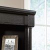 Sauder Palladia Book Shelf, Bookshelf with Storage, Library Bookcase with Doors and Adjustable Shelves, in Wind Oak Finish