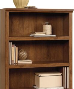 Sauder Miscellaneous Storage 3-Shelf Bookcase/ Book shelf, Oiled Oak finish