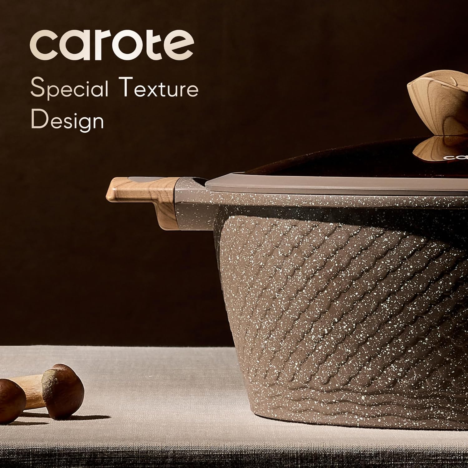 CAROTE 26pcs Pots and Pans Set, Nonstick Cookware Sets CAROTE 26pcs Pots and Pans Set, Nonstick Cookware Sets - Image 5