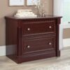 Sauder Palladia File Cabinet with 2 Drawers, Safety Mechanism, Lateral File Cabinet - Select Cherry Finish Sauder Palladia File Cabinet with 2 Drawers, Safety Mechanism, Lateral File Cabinet - Select Cherry Finish