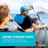INTEX Dakota K2 Inflatable Kayak 2-Person Portable Set with Paddles & Pump | 68310VM - Sit-on Tandem Kayak with Interchangeable Skegs and Two Dry Bags for Gear, 10ft 3in x 3ft