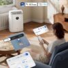 DREO Portable Air Conditioner 543S, 11,000 BTU ASHRAE (7200 BTU DOE) Smart AC Unit for Bedroom with Drainage-free Cooling, Fan&Dehumidifier 3 in 1, APP/Voice/Remote, Quiet Standing AC for Room Indoors