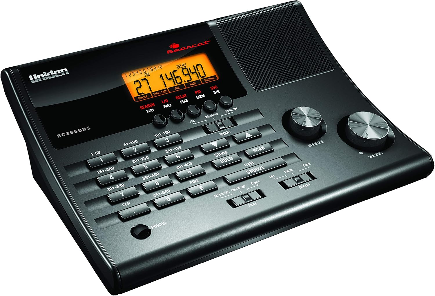 Uniden BC365CRS 500 Channel Scanner and Alarm Clock, Snooze, FM Radio, Weather Alerts, Search Bands used for Aviation, Railroad, Marine, Non-Digital Police/Fire/Public Safety transmissions and more Uniden BC365CRS 500 Channel Scanner and Alarm Clock, Snooze, FM Radio, Weather Alerts, Search Bands used for Aviation, Railroad, Marine, Non-Digital Police/Fire/Public Safety transmissions and more