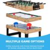 Best Choice Products 2x4ft Combo Game Table Set for Home, Game Room, Friends & Family w/Hockey, Foosball, Pool, Shuffleboard, Ping Pong, Chess, Checkers, Bowling, and Backgammon, Natural Best Choice Products 2x4ft Combo Game Table Set for Home, Game Room, Friends & Family w/Hockey, Foosball, Pool, Shuffleboard, Ping Pong, Chess, Checkers, Bowling, and Backgammon, Natural