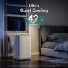 ZAFRO Smart Inverter Portable Air Conditioners, 16000 BTU (12000 BTU SACC) | Dual Hose Portable AC Unit with Energy Saving/Ultra Quiet(42dB)/Drainage-free Cooling/APP/Remote for Multi-Scenario Use