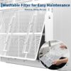 GarveeHome 8000 BTU Window Air Conditioner with Remote Control | Window AC Units Cools up to 350 Sq. Ft, 3 Cooling & Fan Speeds, Quiet Operation, LED Digital Display, Ideal for Bedroom