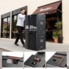 VEVOR Insulated Food Pan Carrier, 95 Qt Hot Box for Catering, LLDPE Food Box Carrier w/Double Buckles, Front Loading Food Warmer w/Handles, Stackable End Loader for Restaurant, Canteen, etc. Black VEVOR Insulated Food Pan Carrier, 95 Qt Hot Box for Catering, LLDPE Food Box Carrier w/Double Buckles, Front Loading Food Warmer w/Handles, Stackable End Loader for Restaurant, Canteen, etc. Black
