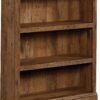 Sauder 3 Tier Book Shelf Wooden Bookcase Multipurpose Bookshelf for Home Office, Living Room, in Vintage Oak