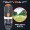 Bushnell Golf Tour V6 Shift Laser Rangefinder with Slope Compensation, 1300-Yard Range, Flag Lock Vibration, Magnetic Cart Mount, 6X Magnification, Waterproof – Tournament Legal