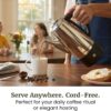 Elite Gourmet 6-Cup Electric Coffee Percolator, Stainless Steel, 1000W | Fast brewing, Keep Warm, auto shut-off, clear brew progress knob, cordless serving base, reusable filter Elite Gourmet 6-Cup Electric Coffee Percolator, Stainless Steel, 1000W | Fast brewing, Keep Warm, auto shut-off, clear brew progress knob, cordless serving base, reusable filter