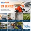 SEAFLO 33 Series 110V/115V AC Fresh Water Pump, 3.3 GPM 45 PSI Self-Priming Pressure Pump with Smart Pressure Switch, Automatic Demand Pump for RV, Caravan Marine Boat Industrial Use, 4-Year Warranty SEAFLO 33 Series 110V/115V AC Fresh Water Pump, 3.3 GPM 45 PSI Self-Priming Pressure Pump with Smart Pressure Switch, Automatic Demand Pump for RV, Caravan Marine Boat Industrial Use, 4-Year Warranty
