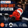 SEAFLO 33 Series 110V/115V AC Fresh Water Pump, 3.3 GPM 45 PSI Self-Priming Pressure Pump with Smart Pressure Switch, Automatic Demand Pump for RV, Caravan Marine Boat Industrial Use, 4-Year Warranty SEAFLO 33 Series 110V/115V AC Fresh Water Pump, 3.3 GPM 45 PSI Self-Priming Pressure Pump with Smart Pressure Switch, Automatic Demand Pump for RV, Caravan Marine Boat Industrial Use, 4-Year Warranty