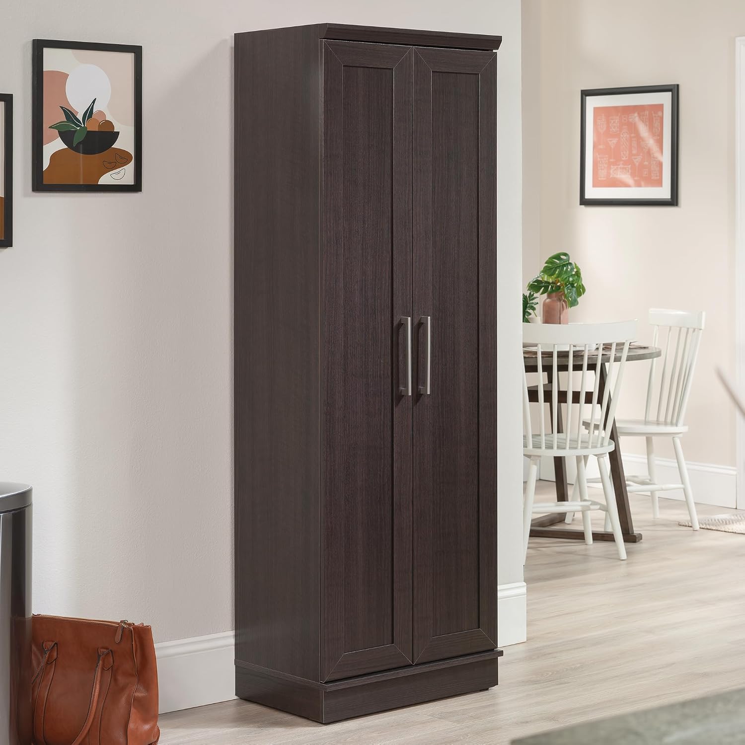 Sauder HomePlus Storage Cabinet/ Pantry cabinets, Dakota Oak finish Sauder HomePlus Storage Cabinet/ Pantry cabinets, Dakota Oak finish - Image 2