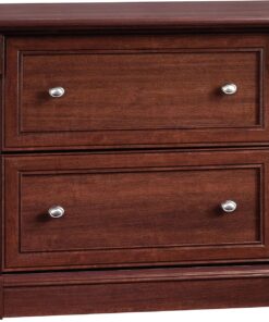 Sauder Palladia File Cabinet with 2 Drawers, Safety Mechanism, Lateral File Cabinet - Select Cherry Finish