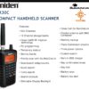 Uniden Bearcat SR30C, 500-Channel Compact Handheld Scanner, Close Call RF Capture, Turbo Search, PC programable, NASCAR, Racing, Aviation, Marine, Railroad.