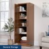 Sauder HomePlus Storage Cabinet/ Pantry cabinets, Sienna Oak finish Sauder HomePlus Storage Cabinet/ Pantry cabinets, Sienna Oak finish