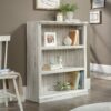 Sauder 3 Tier Book Shelf Wooden Bookcase Multipurpose Bookshelf for Home Office, Living Room, in White Plank Sauder 3 Tier Book Shelf Wooden Bookcase Multipurpose Bookshelf for Home Office, Living Room, in White Plank