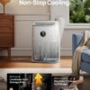 DREO Portable Air Conditioner 543S, 11,000 BTU ASHRAE (7200 BTU DOE) Smart AC Unit for Bedroom with Drainage-free Cooling, Fan&Dehumidifier 3 in 1, APP/Voice/Remote, Quiet Standing AC for Room Indoors