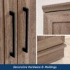 Sauder HomePlus Storage Cabinet/ pantry cabinets, Salt Oak finish