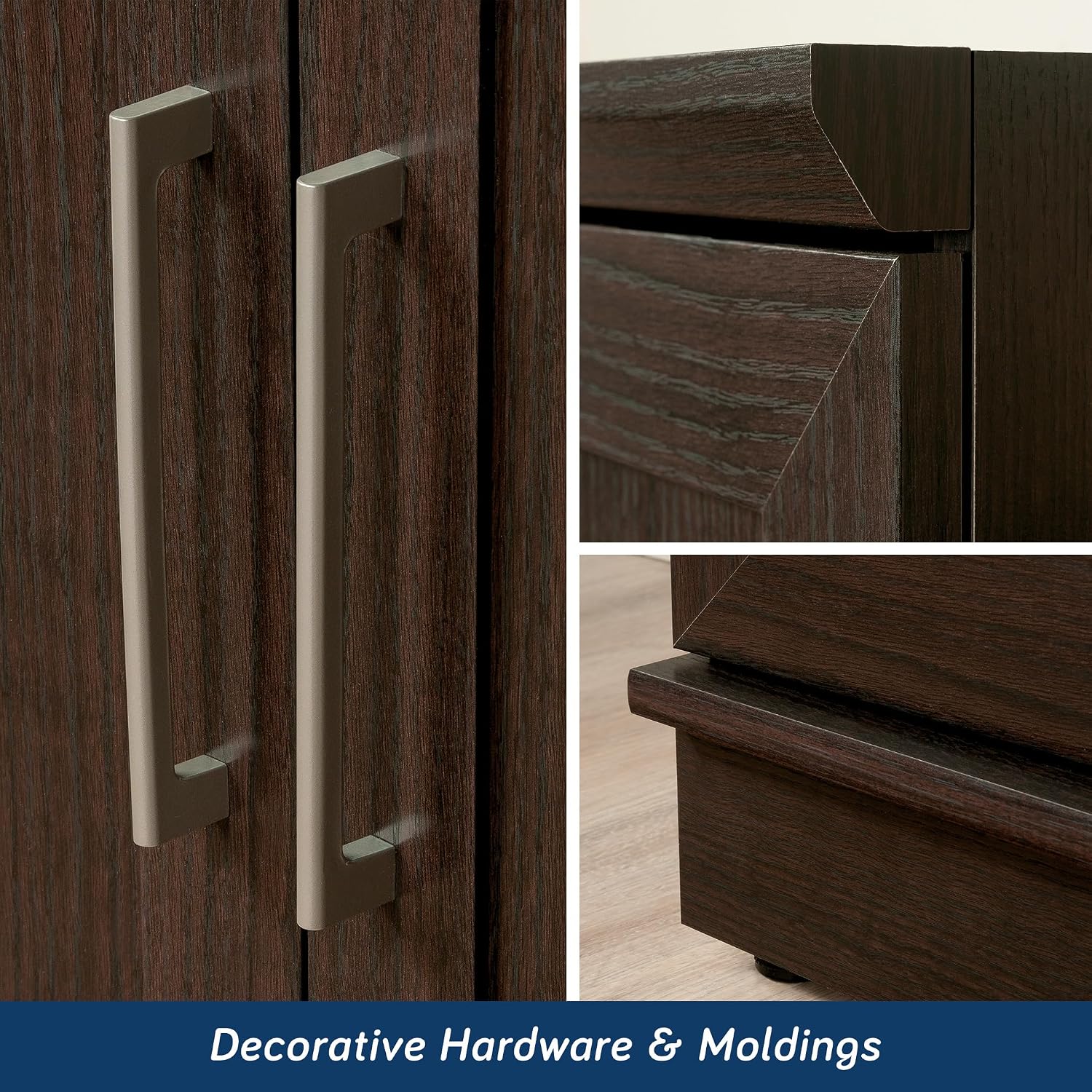Sauder HomePlus Storage Cabinet/ Pantry cabinets, Dakota Oak finish Sauder HomePlus Storage Cabinet/ Pantry cabinets, Dakota Oak finish - Image 5