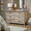 Sauder Cannery Bridge 6 Drawer Dresser, Lintel Oak finish Sauder Cannery Bridge 6 Drawer Dresser, Lintel Oak finish