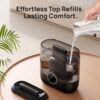 DREO 6L Humidifiers for Bedroom, 60H Runtime, 28 dB Quiet, HM524, Black