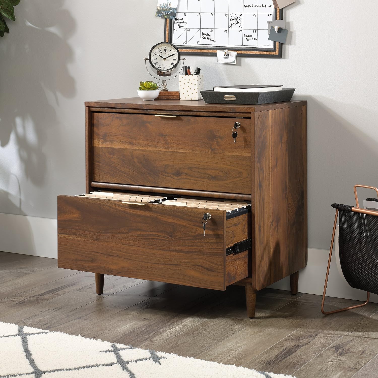 Sauder Clifford Place Lateral File, Grand Walnut finish Sauder Clifford Place Lateral File, Grand Walnut finish - Image 5