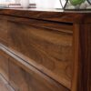 Sauder Harvey Park 6 Drawer Dresser for Bedroom Wooden Dressers & Chest of Drawers, in Grand Walnut
