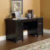 Sauder Edge Water Computer Desk with Storage Drawers, Home Office Desk, in Estate Black Sauder Edge Water Computer Desk with Storage Drawers, Home Office Desk, in Estate Black