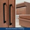 Sauder HomePlus Storage Cabinet/ Pantry cabinets, Sienna Oak finish Sauder HomePlus Storage Cabinet/ Pantry cabinets, Sienna Oak finish