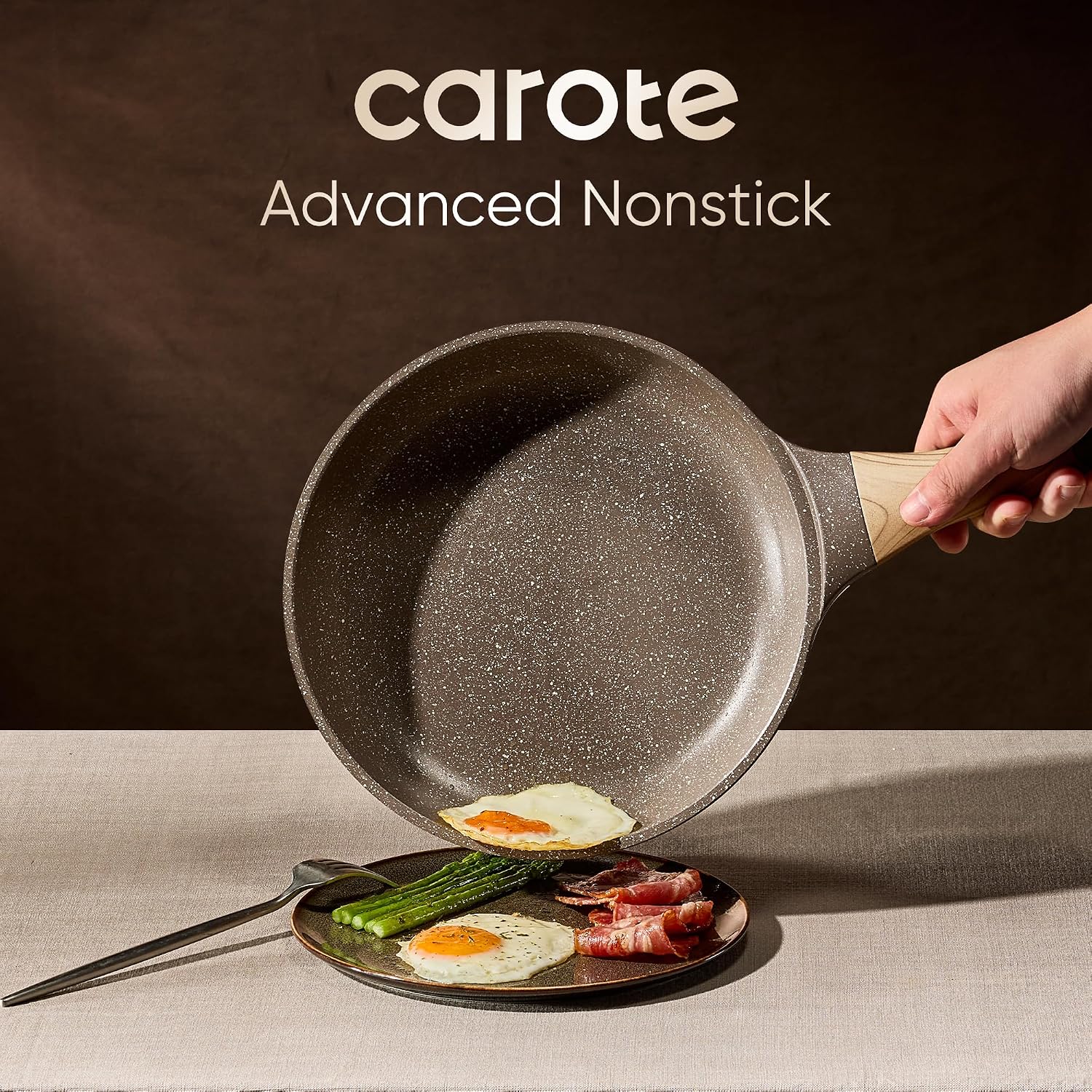 CAROTE 26pcs Pots and Pans Set, Nonstick Cookware Sets CAROTE 26pcs Pots and Pans Set, Nonstick Cookware Sets - Image 4