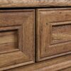 Sauder Palladia Corner TV Stand Console Entertainment Credenza, in Vintage Oak