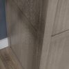 Sauder Select Multipurpose Bedroom Armoire Wardrobe Closet Pantry Storage Cabinet with Storage Drawers and Hanging Rail, in Silver Sycamore