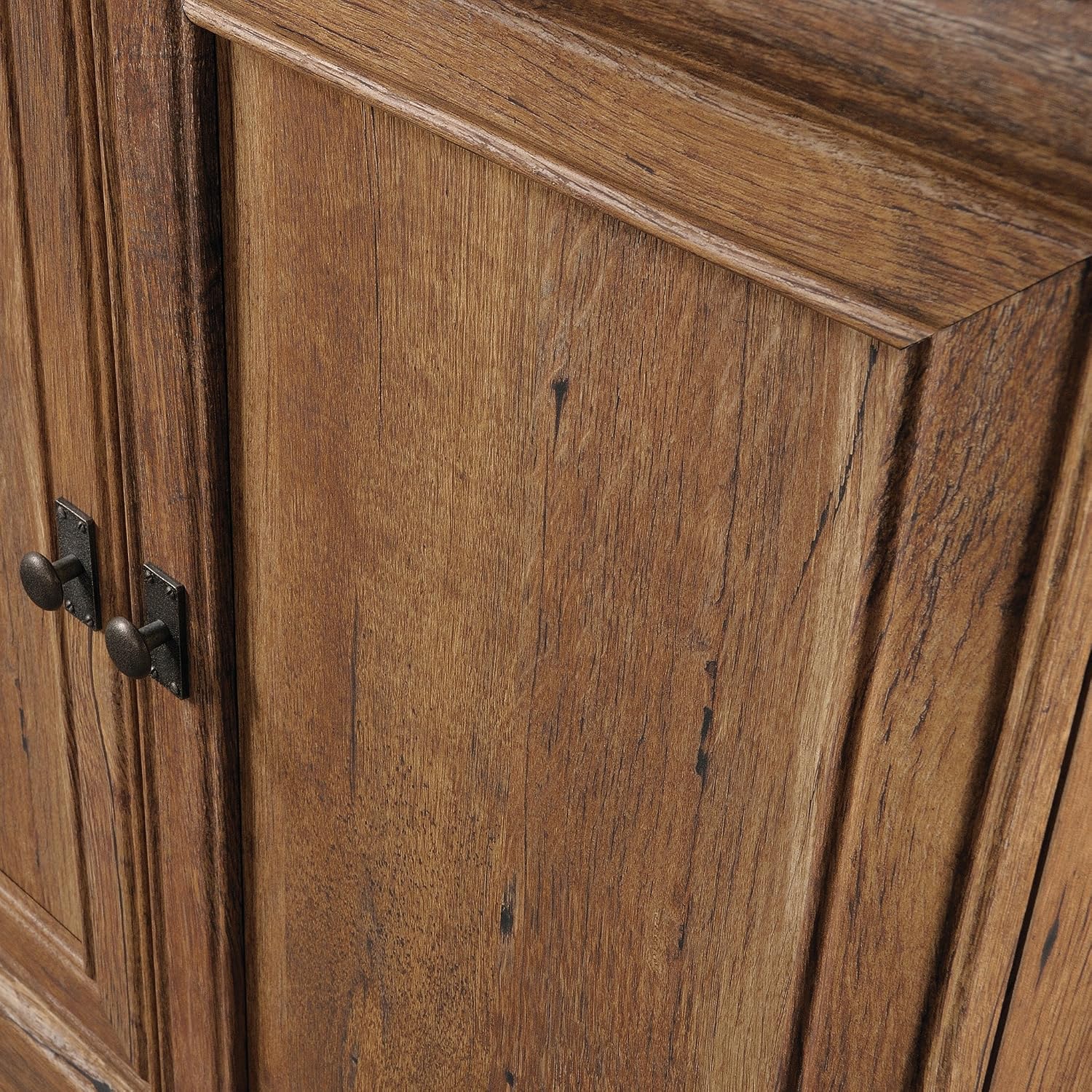 Sauder Palladia Bookcase with Doors, Multiroom Storage, Library Bookcase, Vintage Oak Finish Sauder Palladia Bookcase with Doors, Multiroom Storage, Library Bookcase, Vintage Oak Finish - Image 9