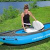 Bestway Hydro Force Inflatable Kayak Set | Includes Seat, Paddle, Hand Pump, Storage Carry Bag | Great for Adults, Kids and Families