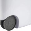 Sterilite Ultra Wheeled Laundry Hamper with Lid, Handle and Wheels for Easy Rolling of Clothes to and from the Laundry Room, Plastic, White, 1-Pack, Portable Sterilite Ultra Wheeled Laundry Hamper with Lid, Handle and Wheels for Easy Rolling of Clothes to and from the Laundry Room, Plastic, White, 1-Pack, Portable