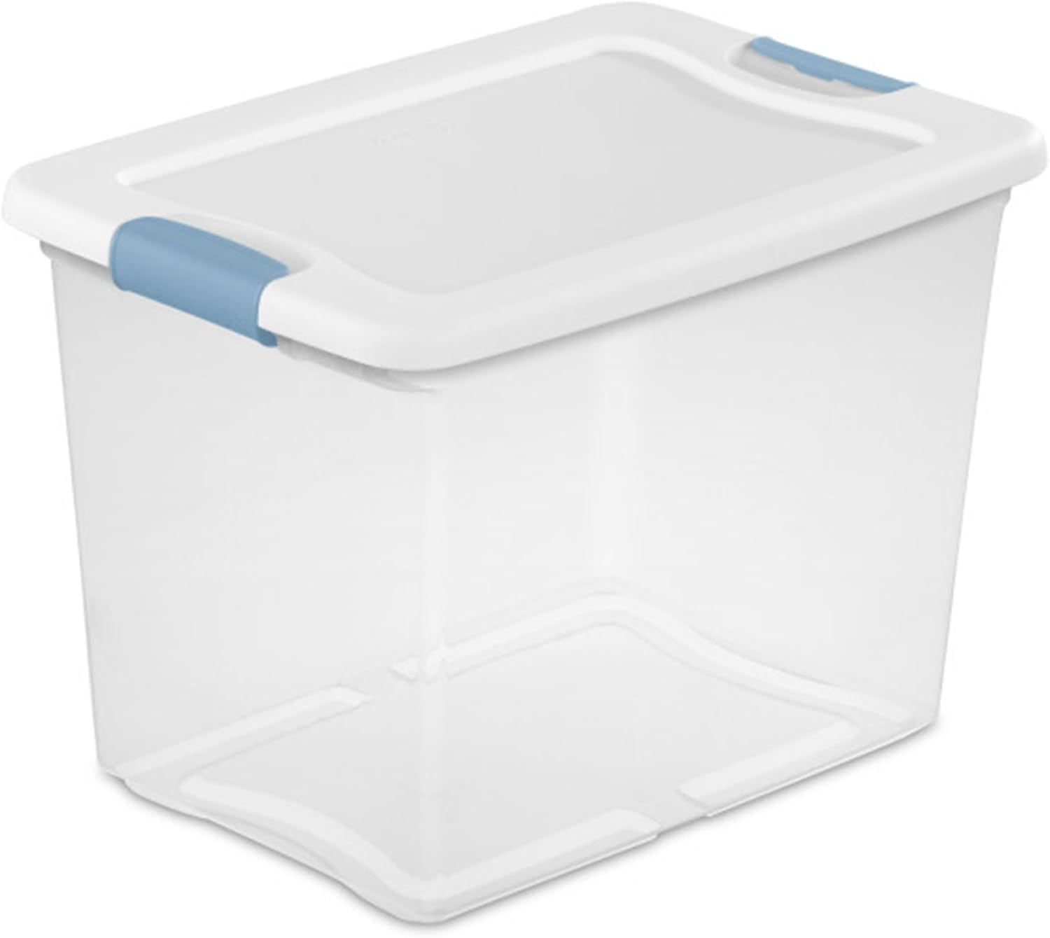 Sterilite Latching Box with Lids for Home and Office, 25 Quart, 24-Pack | Heavy-Duty and Stackable Plastic Containers with Latches for Closet, Cabinet, Bedroom, Bathroom and Dorm Room Organization Sterilite Latching Box with Lids for Home and Office, 25 Quart, 24-Pack | Heavy-Duty and Stackable Plastic Containers with Latches for Closet, Cabinet, Bedroom, Bathroom and Dorm Room Organization