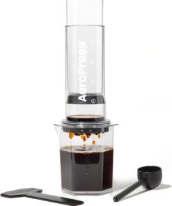 AeroPress Clear XL Coffee Press, French Press, Pour-Over & Espresso Style | All-in-One Large Manual Brewer, 2 Min Brew for Less Bitterness, More Flavor, Portable Coffee Maker, Travel & Camping