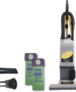 ProTeam ProForce 1500XP Bagged Upright Vacuum Cleaner with HEPA Media Filtration, Commercial Upright Vacuum with On-Board Tools, Corded