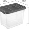 Sterilite Modular Stacker Box with Latching Lid, 30 Quart, 12-Pack | Clear Plastic Storage Bins - Stackable Organizing Container Boxes for Closet, Bathroom, and Office Sterilite Modular Stacker Box with Latching Lid, 30 Quart, 12-Pack | Clear Plastic Storage Bins - Stackable Organizing Container Boxes for Closet, Bathroom, and Office
