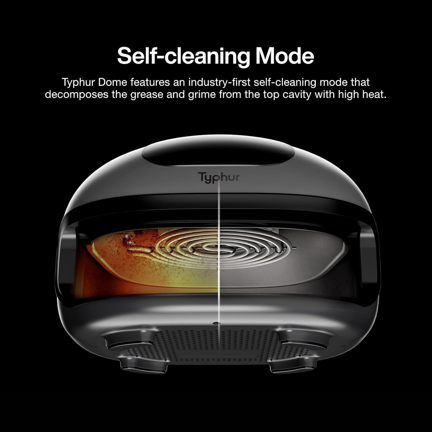Typhur Dome 2 Large AI Smart Air Fryer, 15-in-1 Dual Heating, Self-Cleaning | Top & Bottom Heating | PFAS-Free Ceramic Basket | Fits 12" Pizza or Steaks | Whisper-Quiet | Dishwasher Safe | Silver | 120V Typhur Dome 2 Large AI Smart Air Fryer, 15-in-1 Dual Heating, Self-Cleaning | Top & Bottom Heating | PFAS-Free Ceramic Basket | Fits 12" Pizza or Steaks | Whisper-Quiet | Dishwasher Safe | Silver | 120V - Image 7