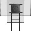 VIVO Mobile Premium TV Cart for 32 to 88 inch Screens up to 154 lbs, Samsung Digital Flipchart, Microsoft Surface Hub 2S, Portrait to Landscape, Shelf, Wheels, Max VESA 600x400, Black, STAND-TV02PB