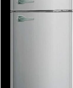 Frigidaire, 2 Door Apartment Size Refrigerator/Freezer Combo, 7.5 cu ft, Platinum Series, Stainless, 23" D x 21.5" W x 55.5" H