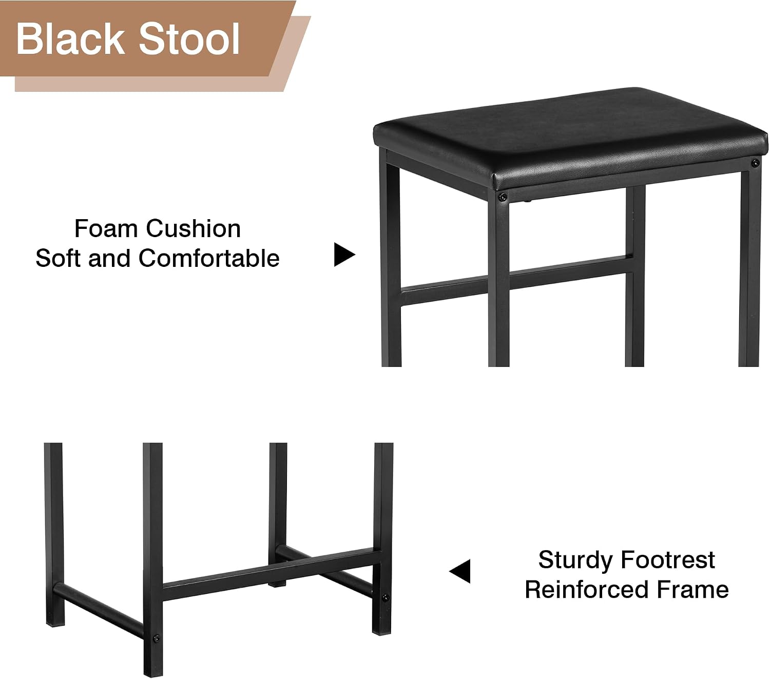 VECELO Drafting Table Art Desk Art Table Adjustable Drawing Table Tilted Tabletop with 2 Storage Drawers and Stool, Drawing Desk for Artist Painters Drawing, Crafting, Reading, Writing, Rustic Brown VECELO Drafting Table Art Desk Art Table Adjustable Drawing Table Tilted Tabletop with 2 Storage Drawers and Stool, Drawing Desk for Artist Painters Drawing, Crafting, Reading, Writing, Rustic Brown - Image 7