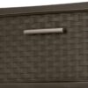 Sterilite Wide 3 Drawer Storage Organizer Tower, Weave - Espresso, 2 Pack | Organizing Plastic Drawers and Containers for Home, Office, Desk, Clothes, Dresser, Kitchen, and Pantry Sterilite Wide 3 Drawer Storage Organizer Tower, Weave - Espresso, 2 Pack | Organizing Plastic Drawers and Containers for Home, Office, Desk, Clothes, Dresser, Kitchen, and Pantry