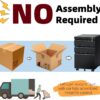 Approgreent 3 Drawer File Cabinet for Home Office, Under Desk Mobile Filing Cabinet with Lock for A4-Size/Letter-Size/Legal-Size, Black (HSEJ-3D)