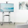 VIVO Ultra Heavy Duty Mobile 32 to 100 inch TV Stand for Flat Screens, Adjustable, Rolling TV Cart Mount with Wheels STAND-TV22S